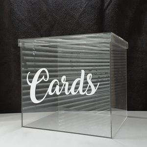 Acrylic card box